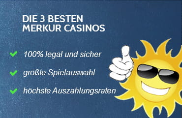 Dies sind die aktuell besten Online Casinos mit Merkur Slots